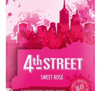 4th Street Sweet Rosé Wine Box 3L