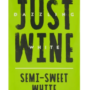Just Wine Semi-Sweet White Wine 1L Box