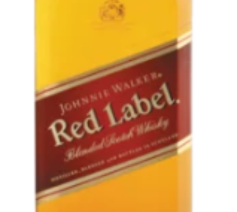Johnnie Walker Red Label Scotch Whisky Bottle 1L