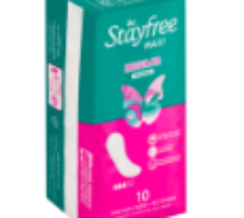 Stayfree Maxi Scented Regular Sanitary Pads For Normal Flow No Wings 10 Pack