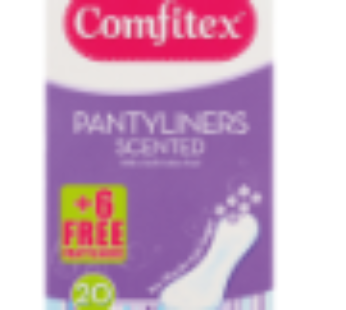 Comfitex Scented Pantyliners 20 Pack