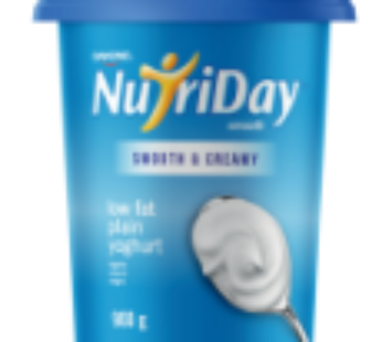 Danone NutriDay Plain Low Fat Yoghurt 900g