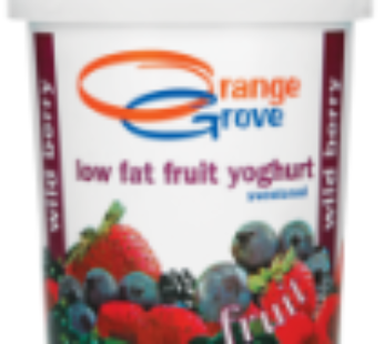 Orange Grove Wild Berry Flavoured Low Fat Yoghurt 1L
