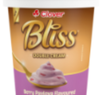 Clover Bliss Berry Pavlova Flavoured Double Cream Yoghurt 1kg
