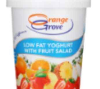 Orange Grove Fruit Salad Low Fat Sweetened Yoghurt 500ml
