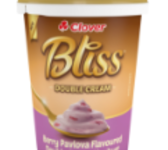 Clover Bliss Berry Pavlova Flavoured Double Cream Yoghurt 500g