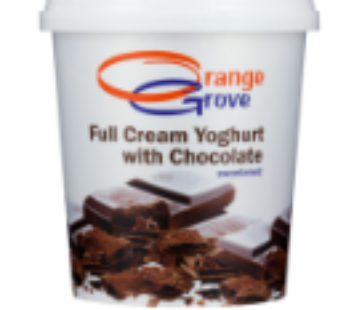 Orange Grove Chocolate Flavoured Full Cream Yoghurt 1L