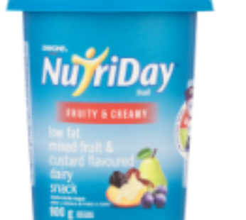 Danone NutriDay Fruit Cocktail Fruity & Creamy Low Fat Dairy Snack 900g