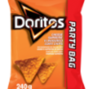 Doritos Party Bag Cheese Supreme Flavoured Corn Chips 240g