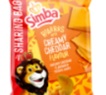 Simba Creamy Cheddar Flavoured Potato Chips 200g