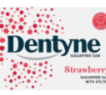 Dentyne Strawberry Flavoured Sugarfree Gum 10 Pack