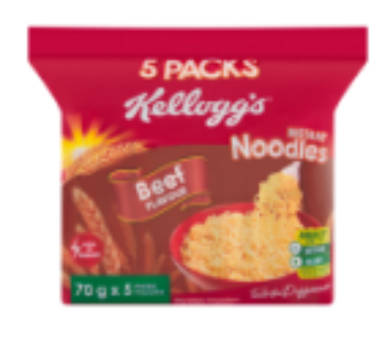 Kellogg’s Beef Flavoured Instant Noodles 5 x 70g