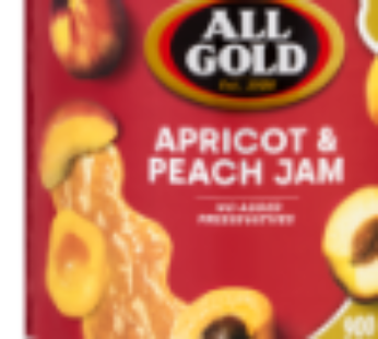 ALL GOLD Apricot & Peach Jam Can 900g