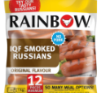 RAINBOW IQF Smoked Russians Pack 1kg
