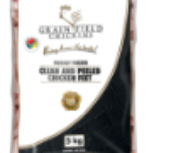 Grainfield Chickens Clean & Peeled Frozen Chicken Feet Bag 5kg