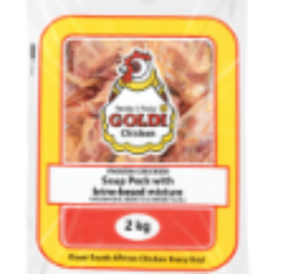 Goldi Chicken Frozen Chicken Soup Pack With Brine Based Mixture 2kg