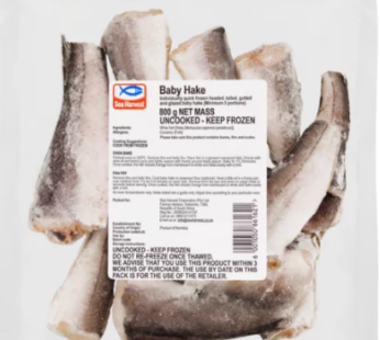 Sea Harvest Frozen Baby Hake 800g