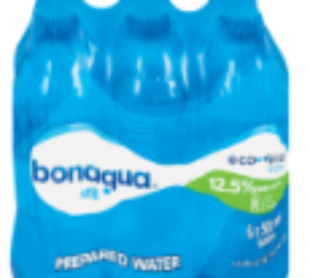 Bonaqua Still Water Bottles 6 x 500ml