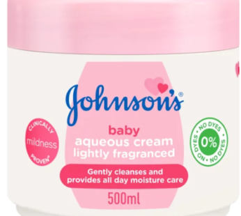 Johnson’s Lightly Fragranced Baby Aqueous Cream 350ml