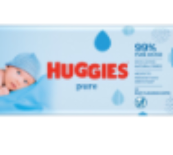 Huggies Pure Baby Cleansing Wipes 56 Pack