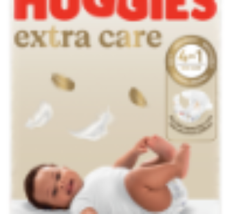 Huggies Extra Care Size 2 Disposable Nappies 66 Pack