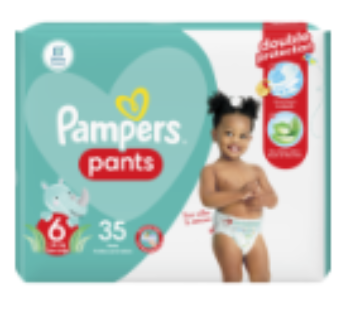 Pampers Pants Active Fit Size 6 16+kg Diapers 35 Pack