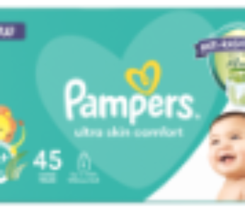 Pampers Active Fit Size 4+ 10-15kg Diapers 45 Pack