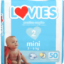 Lovies Mini Premium Nappies 3 - 6kg 50 Pack