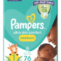 Pampers New Baby-Dry Size 1 2-5kg Diapers 76 Pack