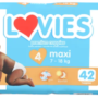 Lovies Maxi Premium Nappies 7 - 18kg 42 Pack