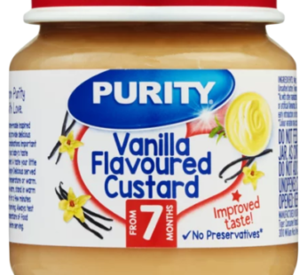 PURITY Vanilla Flavoured Custard Baby Food 125ml