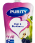 PURITY Pear & Blackberry Fruit Puree 7 Months+ 110ml