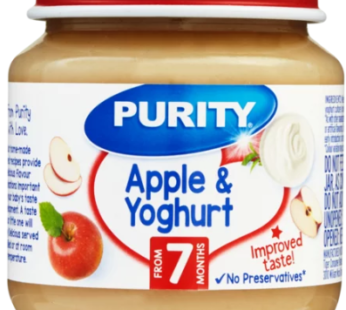PURITY Apple & Yoghurt Baby Food 7 Months+ 125ml