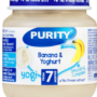 PURITY Banana & Yoghurt Baby Food 125ml from 7 months