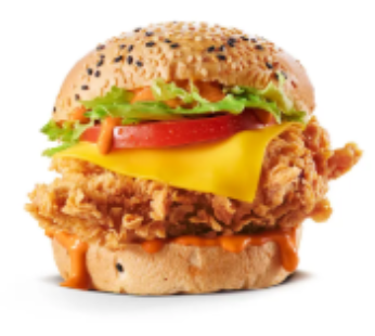 KFC NEW ZINGER BURGER ONLY