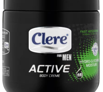 Clere For Men Active Hydro-Glycerine Moisture Body Lotion 400ml