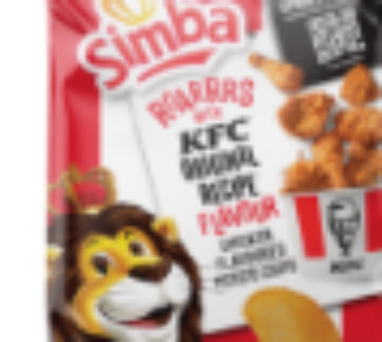 Simba KFC Original Recipe Chicken Flavoured Potato Chips 120g