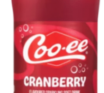 Coo-ee Cranberry Flavoured Sparkling Soft Drink 2L