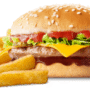 Phanda Cheesy BBQ Burger Meal - Steers
