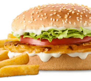 Chicken Burger Meal – Steers
