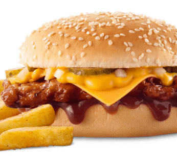 Ribster Cheese Burger Meal – Steers