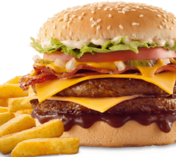 Big Bacon King Steer Burger Meal – Steers