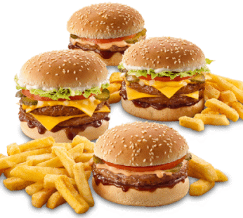 Mix It UP – Burgers and Chips Steers Sharing