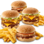 Mix It UP - Burgers and Chips Steers Sharing