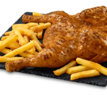 Full Chicken with Large Chips – Steers
