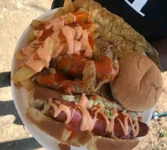 All in One Meal (Wors Roll, Burger, Fish and Two Wings/Two Piece/Ribs & Fries